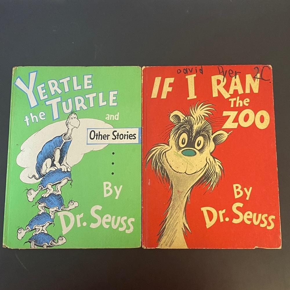 Dr. Seuss Book Set - Yertle the Turtle & If I Ran the Zoo